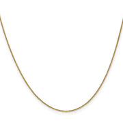 14K .85mm Spiga with Lobster Clasp Chain