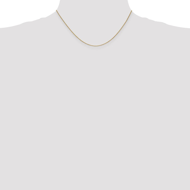 14K .85mm Spiga with Lobster Clasp Chain