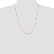 14K 1mm Singapore with Spring Ring Clasp Chain