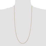 14K .95mm Diamond-cut Cable with Lobster Clasp Chain