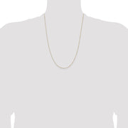 14K .5mm Box with Lobster Clasp Chain