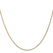 14K 1.25mm Spiga with Lobster Clasp Chain