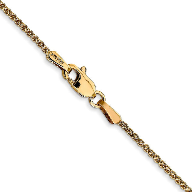 14K 1.25mm Spiga with Lobster Clasp Chain