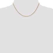 14K 1.25mm Spiga with Lobster Clasp Chain