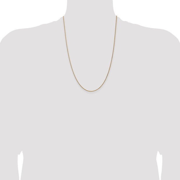 14K 1.25mm Spiga with Lobster Clasp Chain