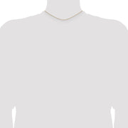 14K 1.2mm Cable with Lobster Clasp Chain