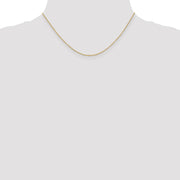 14K 1.2mm Cable with Lobster Clasp Chain