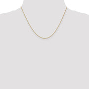 14K 1.2mm Cable with Lobster Clasp Chain
