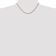 14K 1.05mm Spiga with Spring Ring Clasp Chain