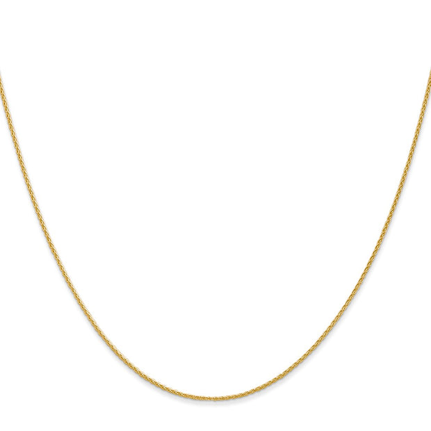 14k 1mm Parisian Wheat with Lobster Clasp Chain