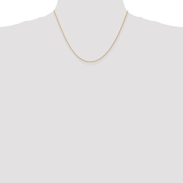 14k 1mm Parisian Wheat with Lobster Clasp Chain