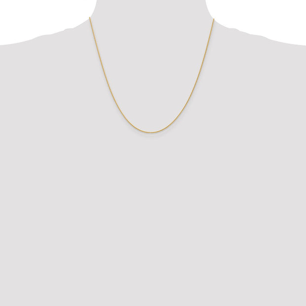 14k 1mm Parisian Wheat with Lobster Clasp Chain