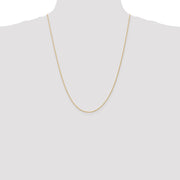 14k 1mm Parisian Wheat with Lobster Clasp Chain