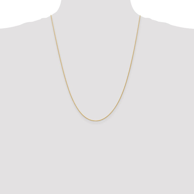 14k 1mm Parisian Wheat with Lobster Clasp Chain