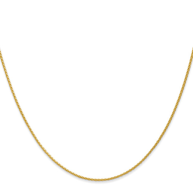 14k 1.2mm Parisian Wheat with Lobster Clasp Chain