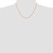 14k 1.2mm Parisian Wheat with Lobster Clasp Chain