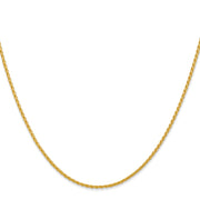 14k 1.5mm Parisian Wheat with Lobster Clasp Chain