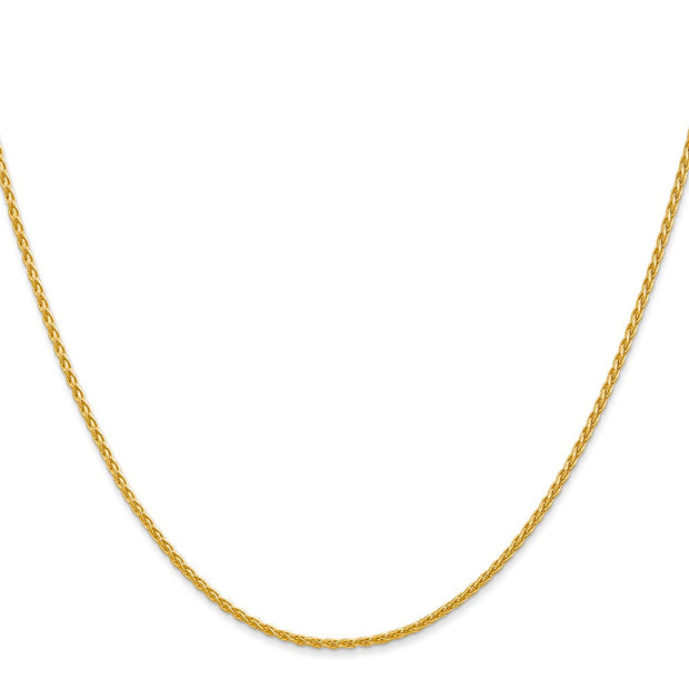 14k 1.5mm Parisian Wheat with Lobster Clasp Chain