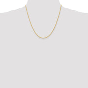 14k 1.5mm Parisian Wheat with Lobster Clasp Chain