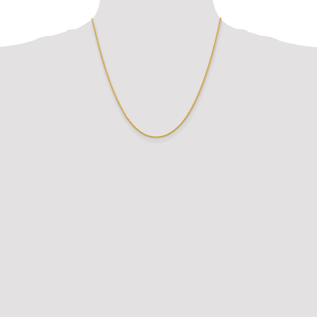 14k 1.5mm Parisian Wheat with Lobster Clasp Chain