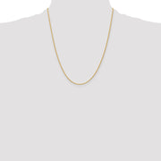 14k 1.5mm Parisian Wheat with Lobster Clasp Chain