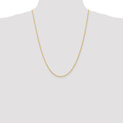 14k 1.5mm Parisian Wheat with Lobster Clasp Chain