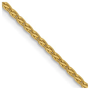 14k 1.5mm Parisian Wheat with Lobster Clasp Chain
