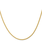 14k 1.75mm Parisian Wheat with Lobster Clasp Chain