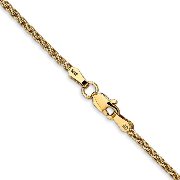14k 1.75mm Parisian Wheat with Lobster Clasp Chain