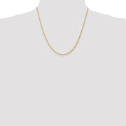 14k 1.75mm Parisian Wheat with Lobster Clasp Chain