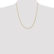 14k 1.75mm Parisian Wheat with Lobster Clasp Chain