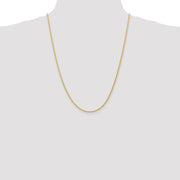 14k 1.75mm Parisian Wheat with Lobster Clasp Chain