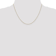14K .8mm Diamond-cut Cable with Lobster Clasp Chain