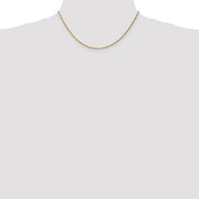 14K 1.40mm Singapore with Spring Ring Clasp Chain