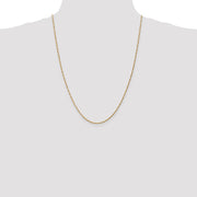 14K 1.40mm Singapore with Spring Ring Clasp Chain