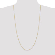 14K 1.10mm Singapore with Spring Ring Clasp Chain