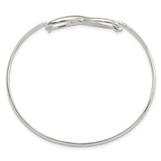 Sterling Silver Infinity Bangle Bracelet