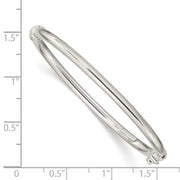 Sterling Silver Polished Hinged Baby Bangle