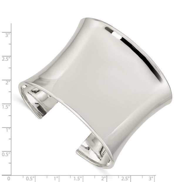 Sterling Silver Cuff Bangle Bracelet