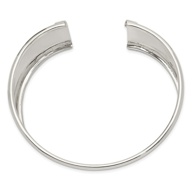 Sterling Silver Cuff Bangle Bracelet