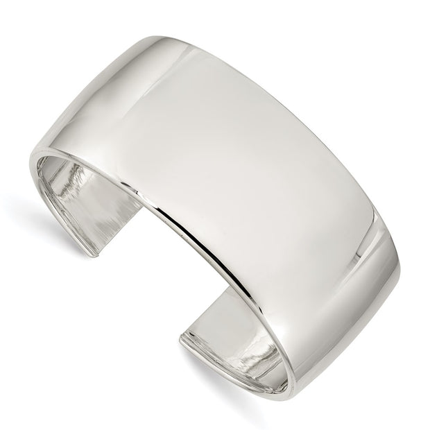 Sterling Silver Cuff Bangle Bracelet