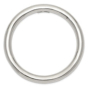 Sterling Silver Slip-on Tube Bangle