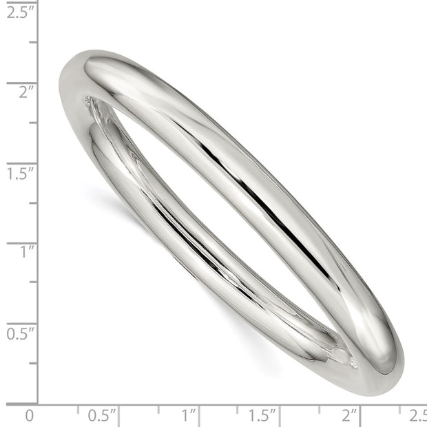 Sterling Silver Slip-on Tube Bangle