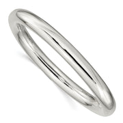 Sterling Silver Slip-on Tube Bangle