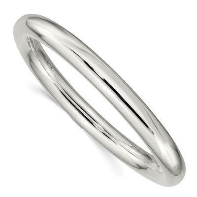 Sterling Silver Slip-on Tube Bangle