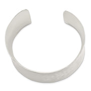 Sterling Silver Hammered Cuff Bangle