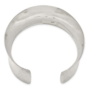 Sterling Silver Hammered Cuff Bangle