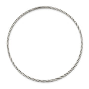 Sterling Silver Antiqued Slip-on Bangle