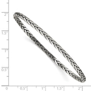 Sterling Silver Antiqued Slip-on Bangle