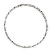 Sterling Silver Antiqued Slip-on Bangle